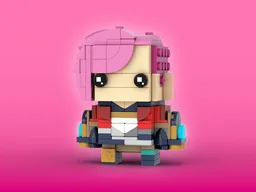 Vi Brickheadz LEGO MOC - Netflix Arcane: League of Legends