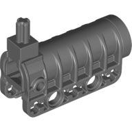Lego Launcher, Technic Competition Cannon Flat Bottom [Complete Assembly] / Dark Bluish Gray