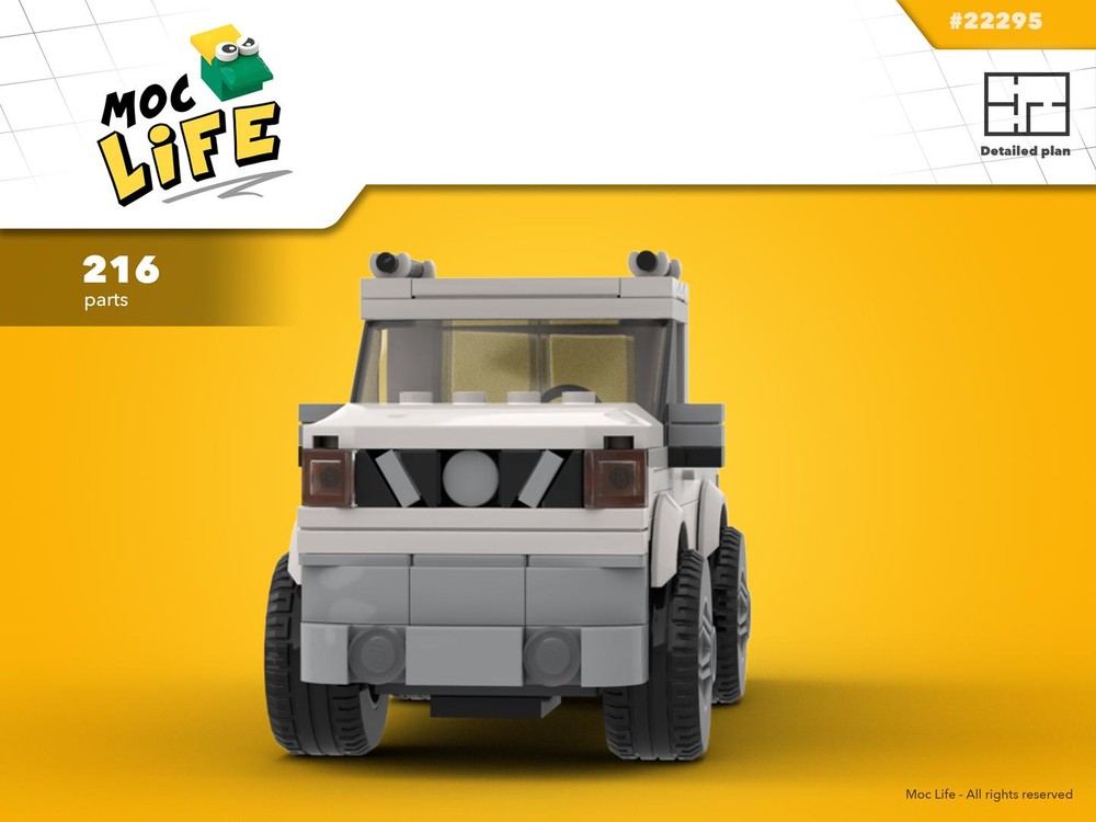 Lego Nissan Navara 2 doors cab