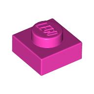 Lego Plate 1 x 1 / Dark Pink