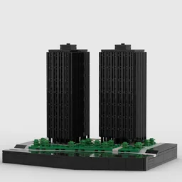860-880 Lake Shore Drive Apartments VER 2 at 1/650th Scale