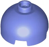 Brick, Round 2 x 2 Dome Top / Blue Violet