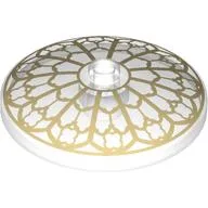 Dish 4 x 4 with Notre Dame Window Print