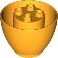 Duplo Cone (Elliptic Paraboloid) 4 x 4 x 2 1/2, Inverted