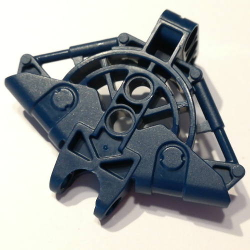 Lego Large Figure Skeletal, Torso, Upper, with Ball Socket (Vahki) / Dark Blue