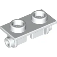 Hinge Brick 1 x 2 Top Plate Thin / White
