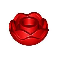 Plant, Flower, Peony Rose with 2 Layers / Red