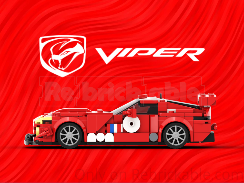 Lego Dodge Viper GTS-R