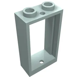 Window 1 x 2 x 3 Flat Front / Light Aqua