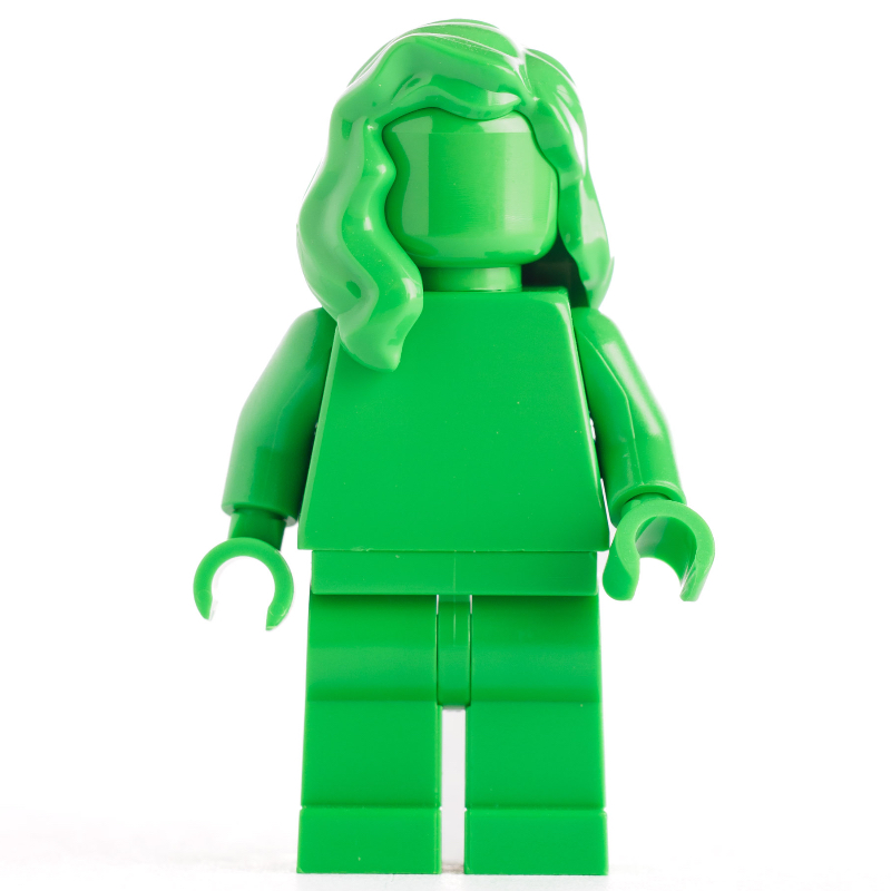 Lego Monochrome Bright Green with Hair