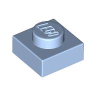 Lego Plate 1 x 1 / Bright Light Blue