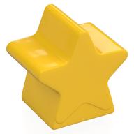 Lego Duplo Brick Special 2 x 2 x 2, Star / Trans-Clear