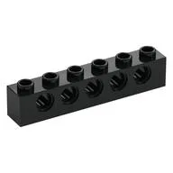 Technic Brick 1 x 6 [5 Pin Holes]