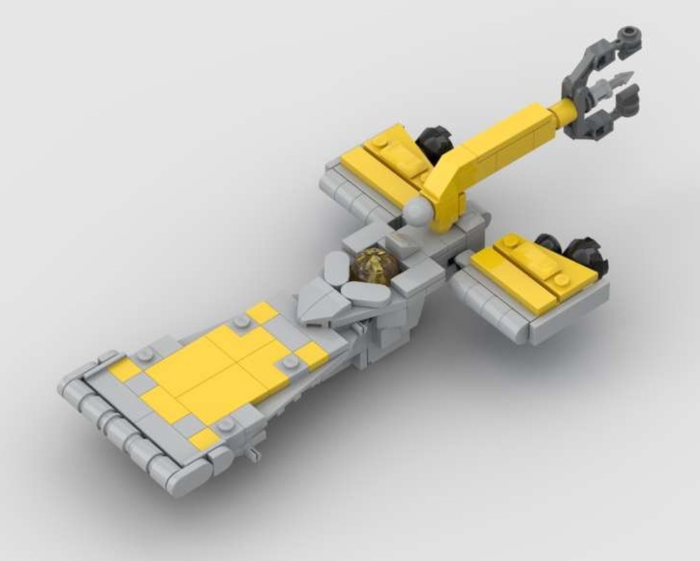 Lego Microfigure-scale Cowboy Bepop ships : Hammerhead