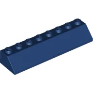 Brick Sloped 45° 2 x 8 / Dark Blue
