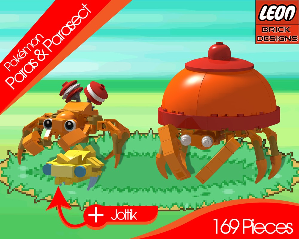 Lego Paras & Parasect (Pocket Creatures)