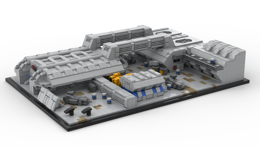 Lego Hadley's Hope Diorama (from Alien movies)