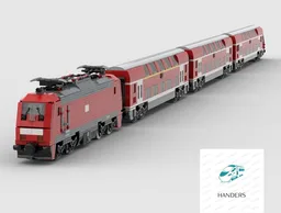 German double flat Regional Train