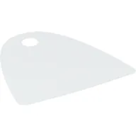 Neckwear Cape, Straight Bottom, One Top Hole [Spongy Stretchable Fabric] / White