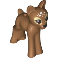 Animal, Deer / Fawn with Brown Eyes Print / Medium Nougat