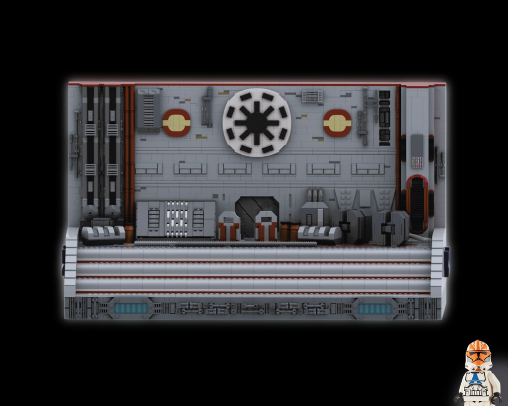 Lego Galactic Republic - Minifigures Display Stand (62 Minifigures Version)