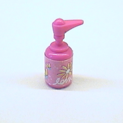 Lego Belville / Scala, Equipment, Bottle Pump / Medium Dark Pink