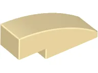 Brick Curved 3 x 1 No Studs