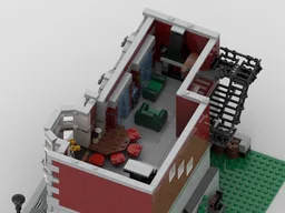 Dark Red Green Grocer
