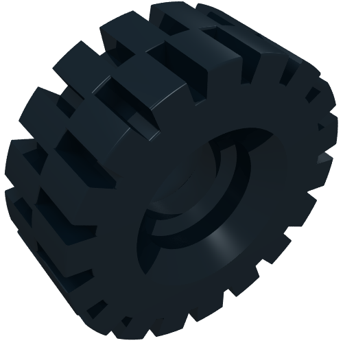 Lego Tyre 21 x 8 Offset Tread Medium