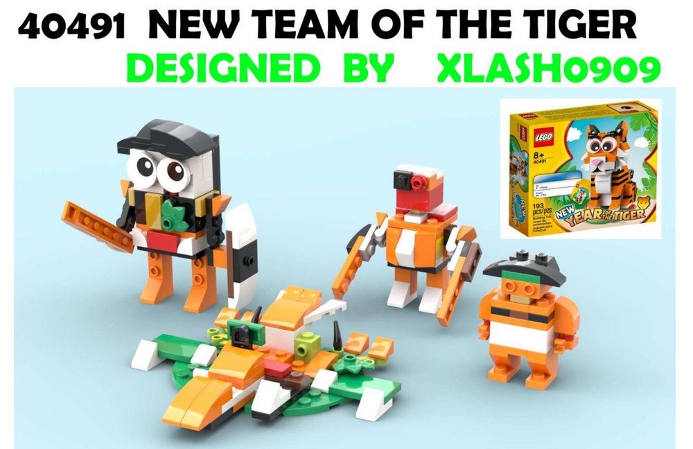 Lego 40491_NEW TEAM OF THE TIGER