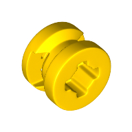 Lego Wheel 8 x 6 with Slot / Yellow
