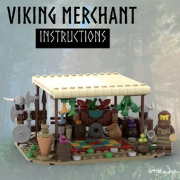 VIKING MERCHANT - LEGO VIKINGS MOC