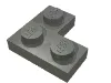 Plate 2 x 2 Corner / Dark Bluish Gray