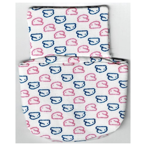 Lego Duplo, Sleeping Bag / Baby Pouch with Pink and Blue Rabbit / Bunny Print