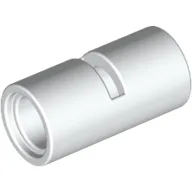 Technic Pin Connector Round [Slotted] / White