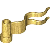 Flag 4 x 1 Wavy [First Wave Right] / Pearl Gold