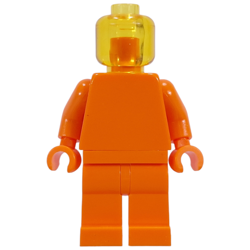 Lego Monochrome, Orange with Trans-Yellow Head