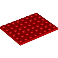Plate 6 x 8 / Red