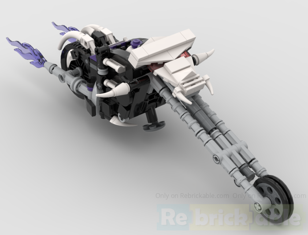 Lego 2259 Ninjago Skelett Chopper UPGRADE