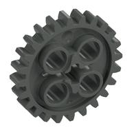 Lego Technic Gear 24 Tooth [New Style with Single Axle Hole] / Dark Gray