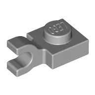 Plate Special 1 x 1 with Clip Horizontal [Thick U Clip] / Light Bluish Gray