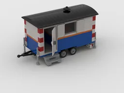 Site hut on wheels