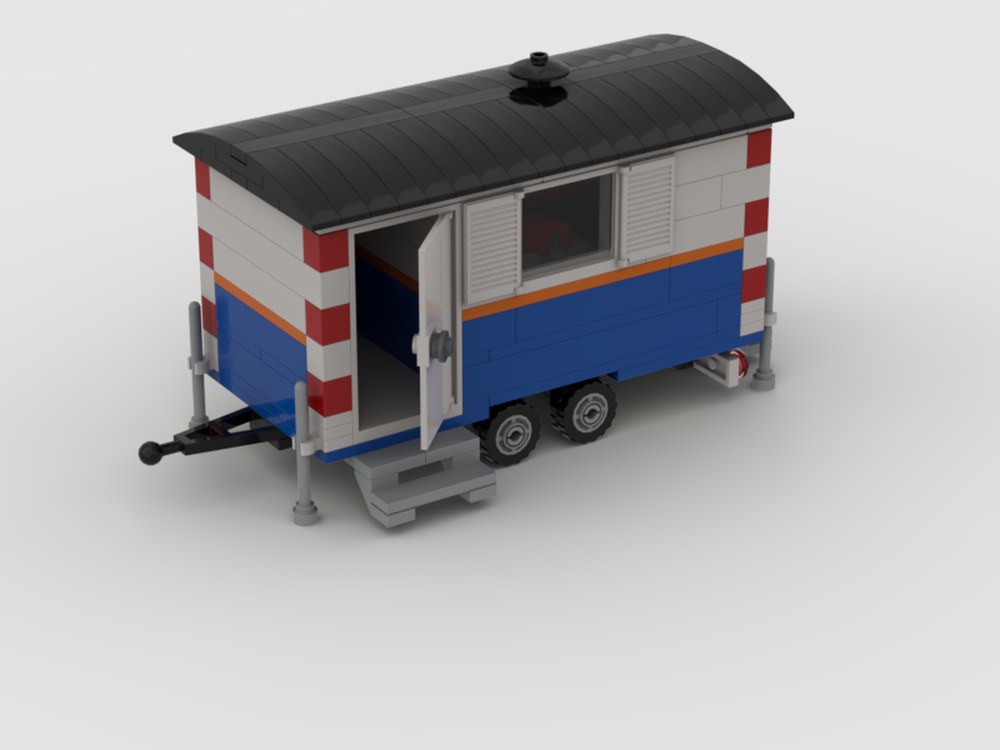 Lego Site hut on wheels
