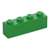 Brick 1 x 4 / Bright Green