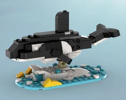Orca in the Waves