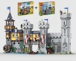 Alliance Castle - Alternate Build of 31120 + 31168 Medieval Castles