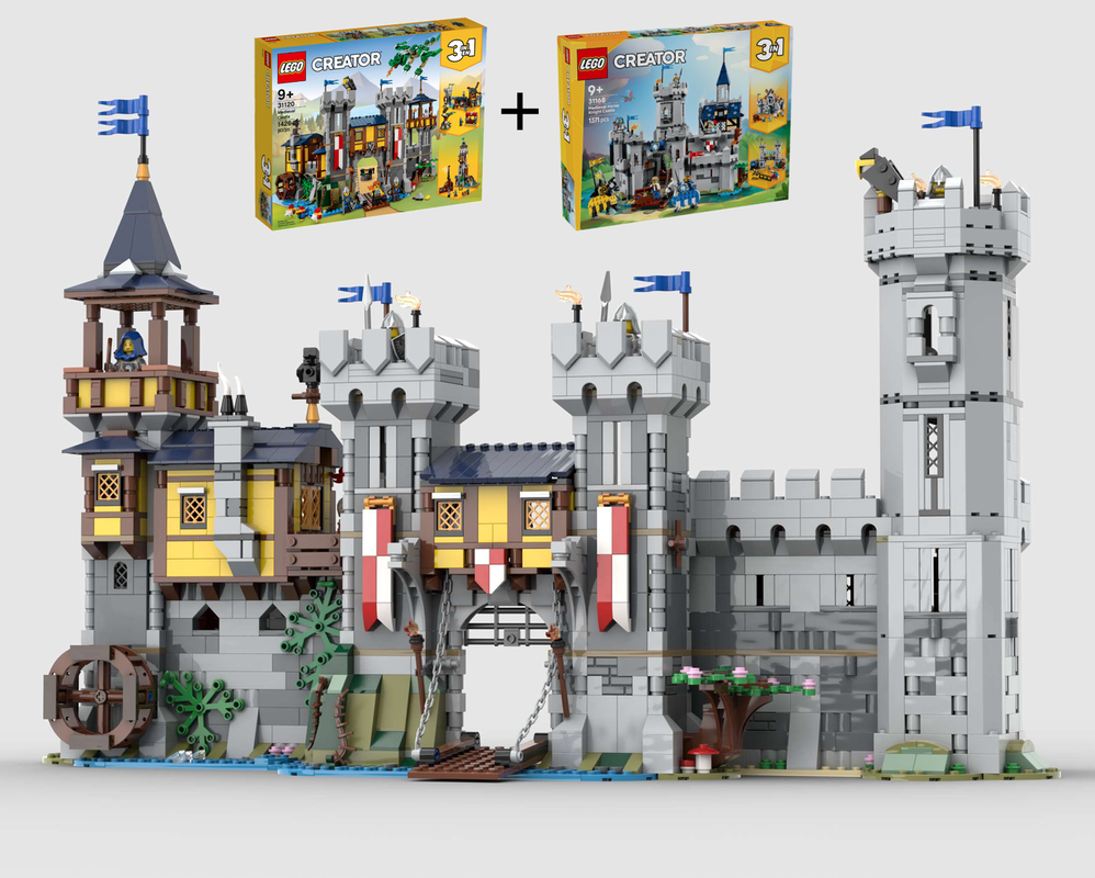 Lego Alliance Castle - Alternate Build of 31120 + 31168 Medieval Castles