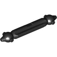 Technic Axle 4L with 2 CV Joints / Black