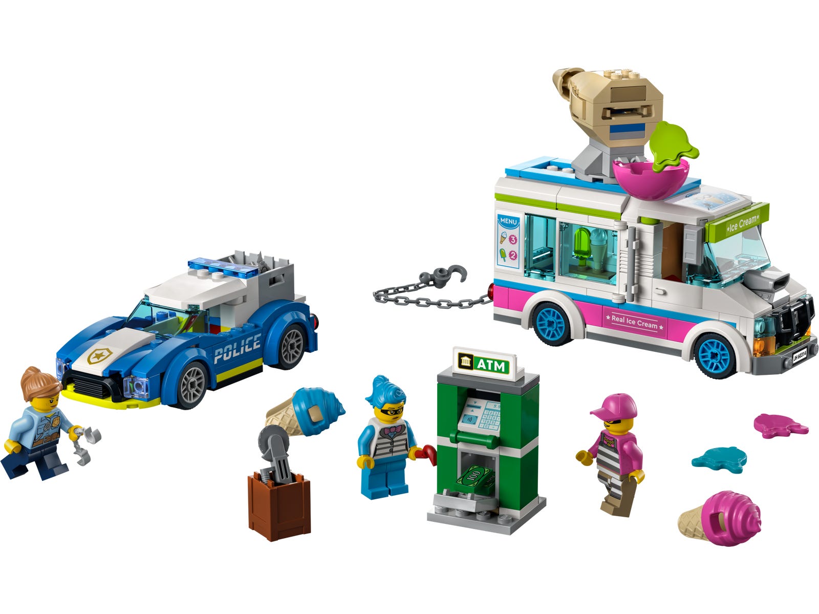 Lego Ice Cream Truck Police Chase