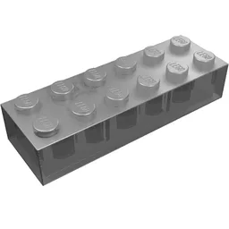 Brick 2 x 6 / Trans-Brown